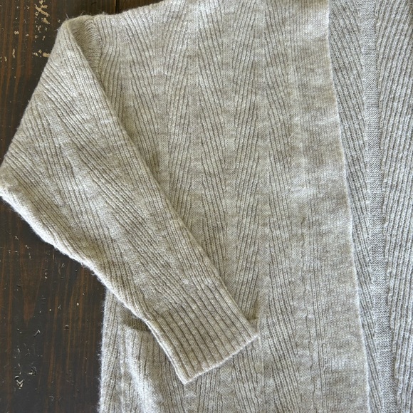 Cupcake beige open front cardigan sweater - Picture 9 of 13